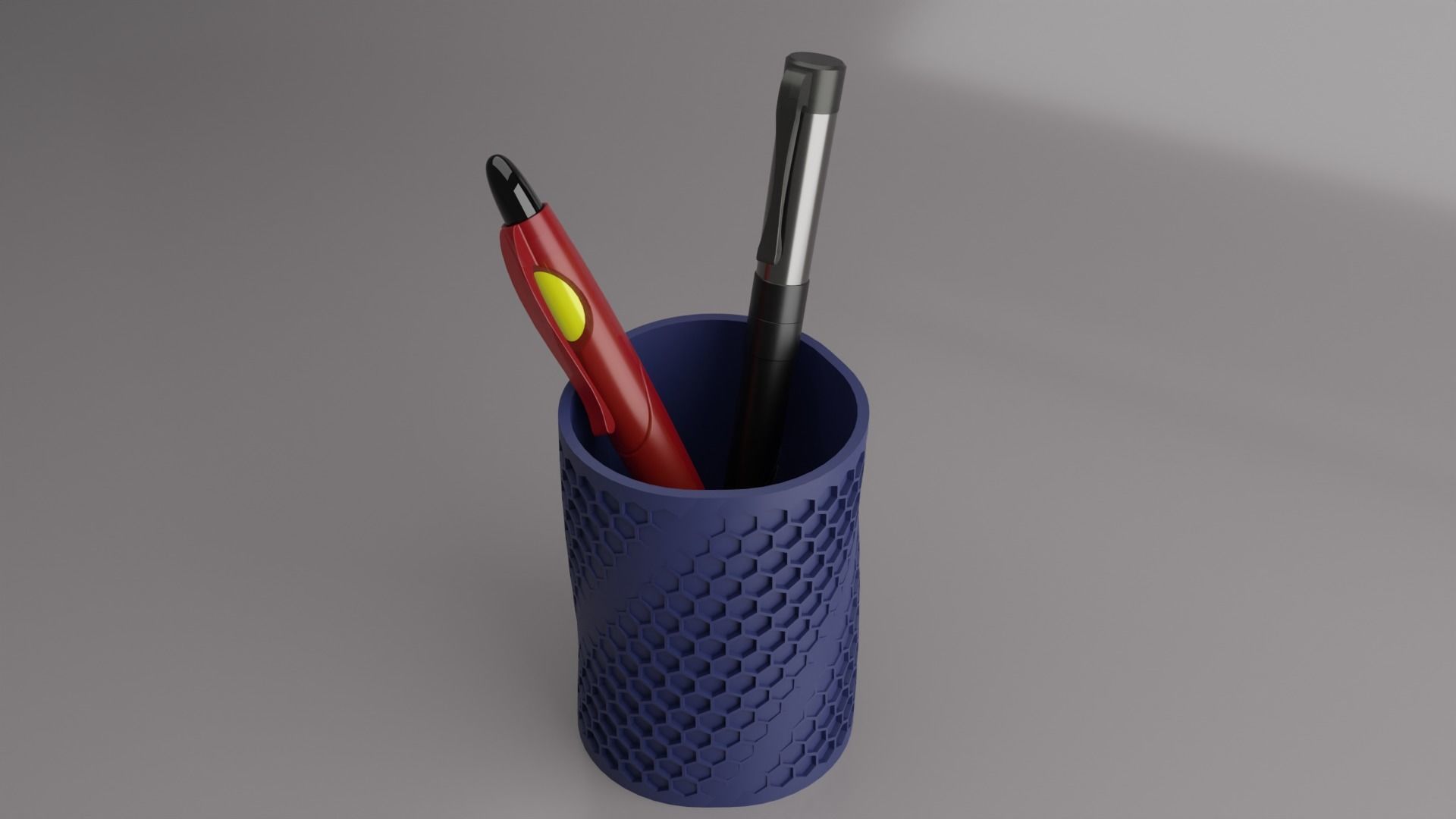 Pen holder - vase 10 3D print model_2