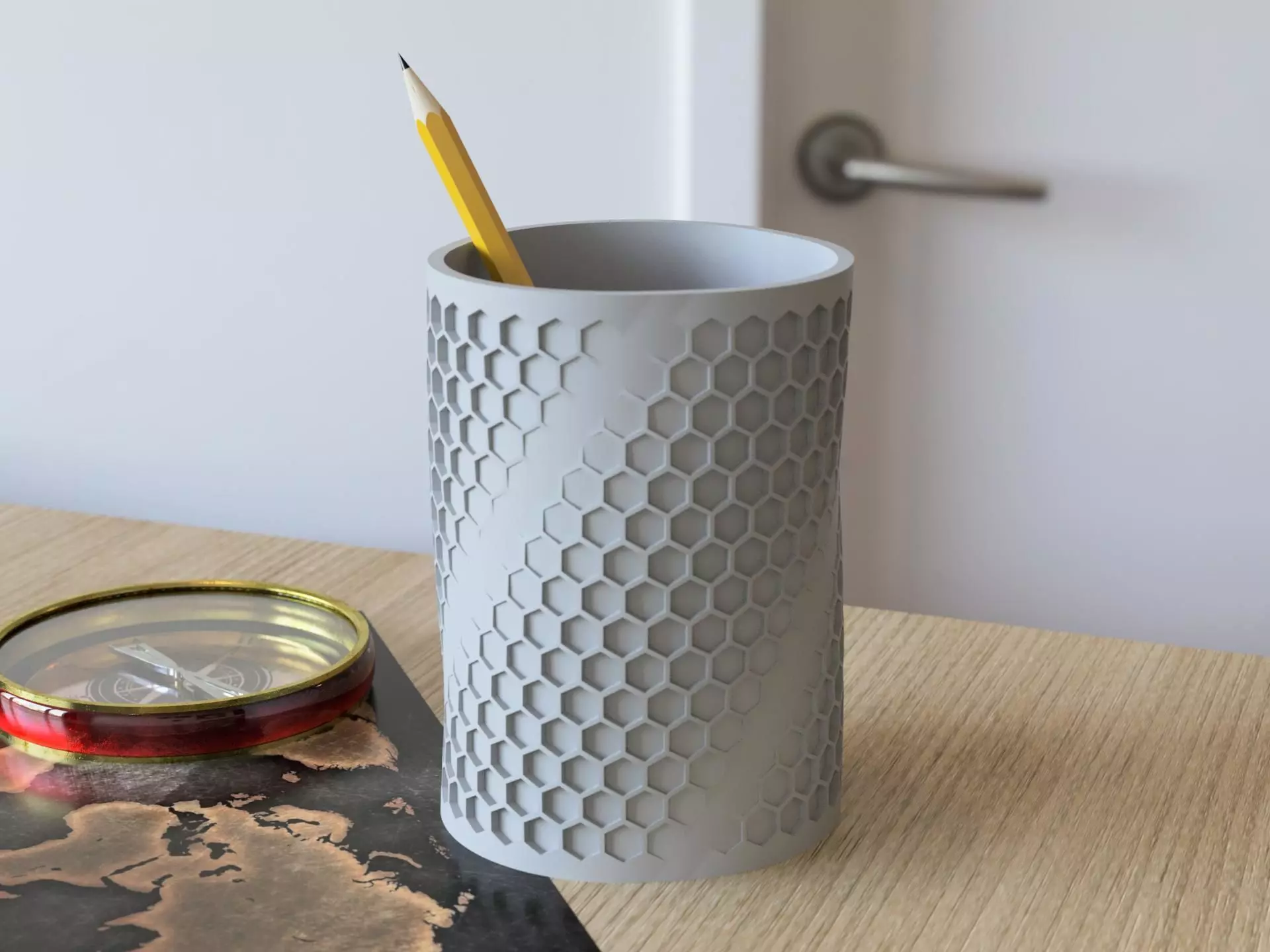 Pen holder - vase 10 3D print model_0
