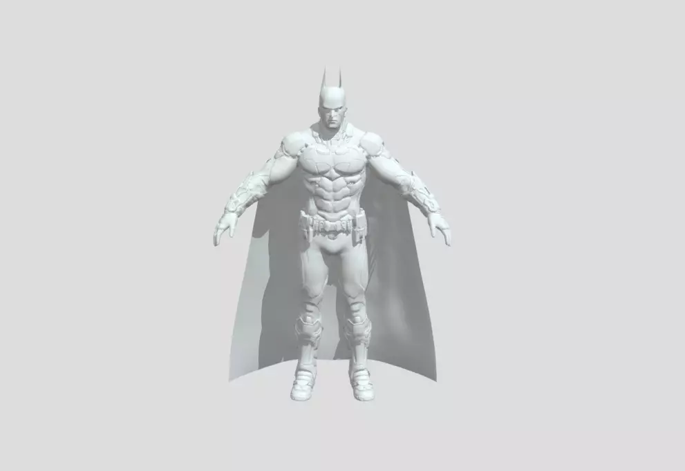 Batman Arkham Knight- Batman Model and Batwing Low-poly 3D model_0