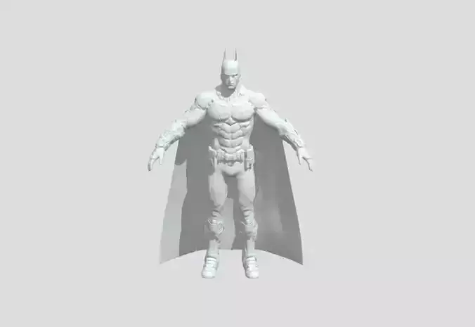 Batman Arkham Knight- Batman Model and Batwing