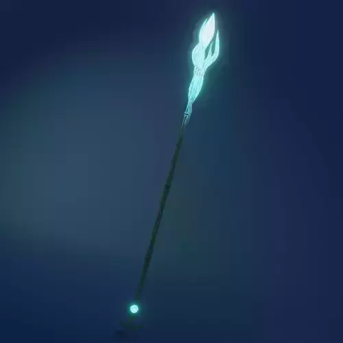 Magic wand Free low-poly 3D model