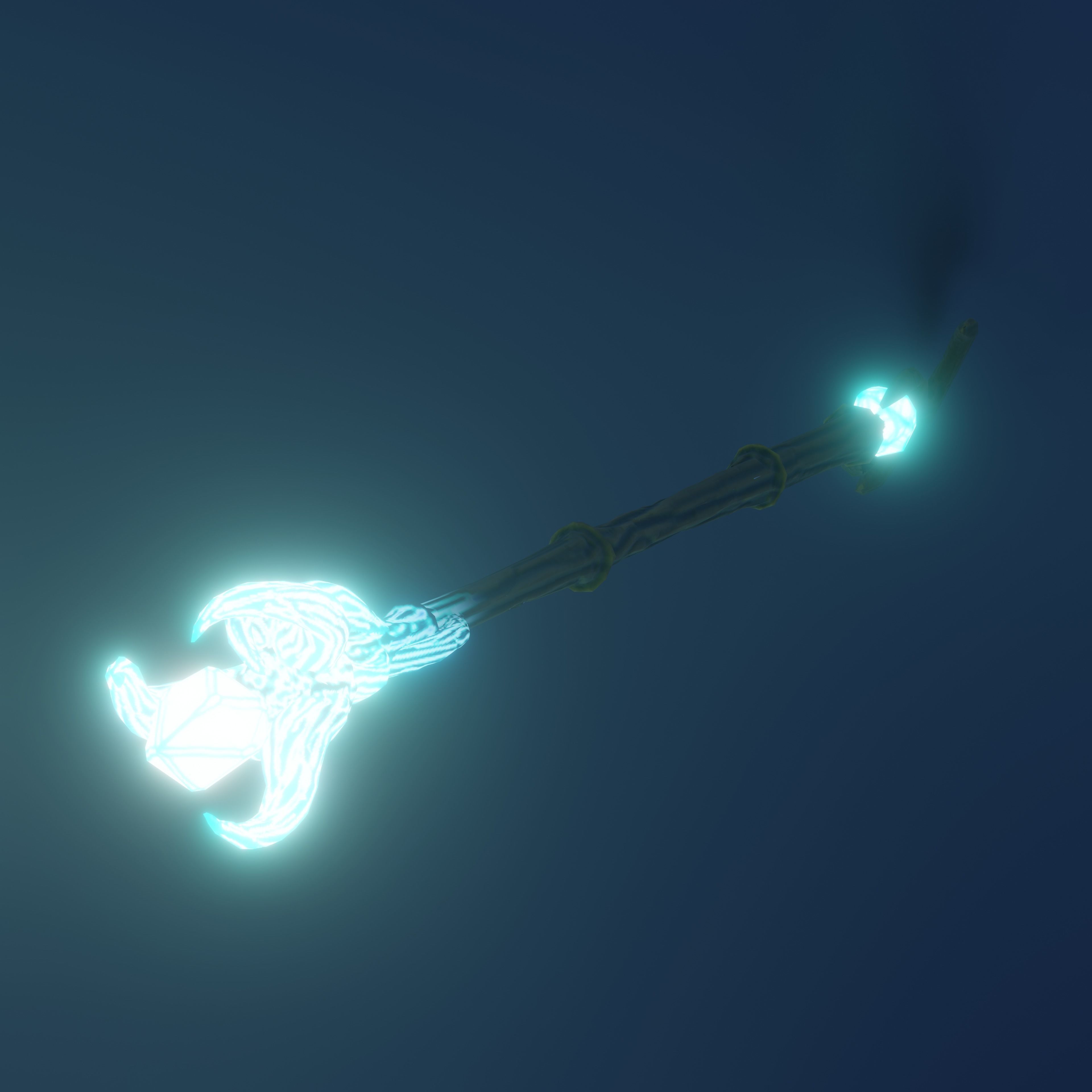 Magic wand Free low-poly 3D model_3