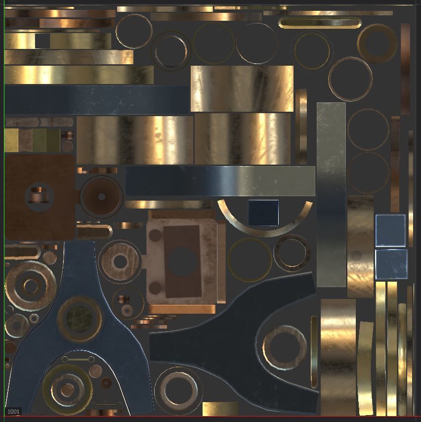 Stylized Low-poly Microscope Low-poly 3D model_14