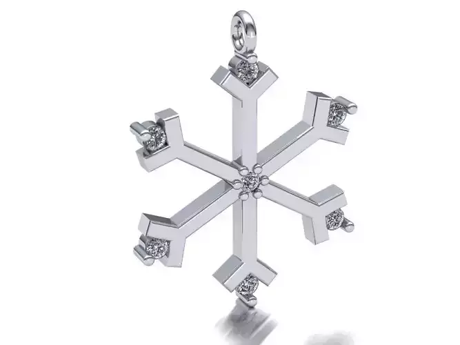snowflake 1gr diamonds  7pcs 007ct