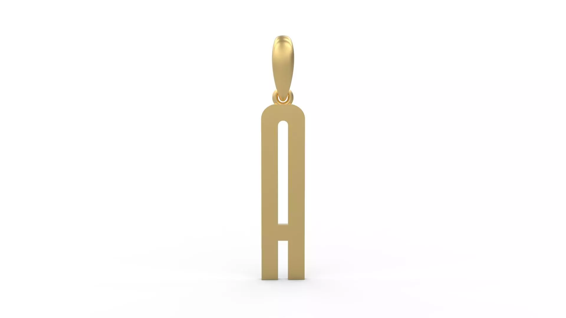 Initial Letters Pendant Kamino Bottom A 3D print model_0