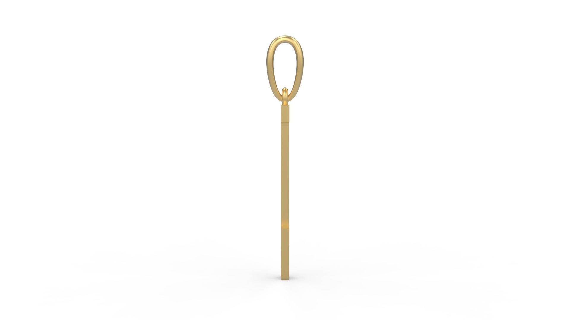 Initial Letters Pendant Kamino Bottom F 3D print model_2