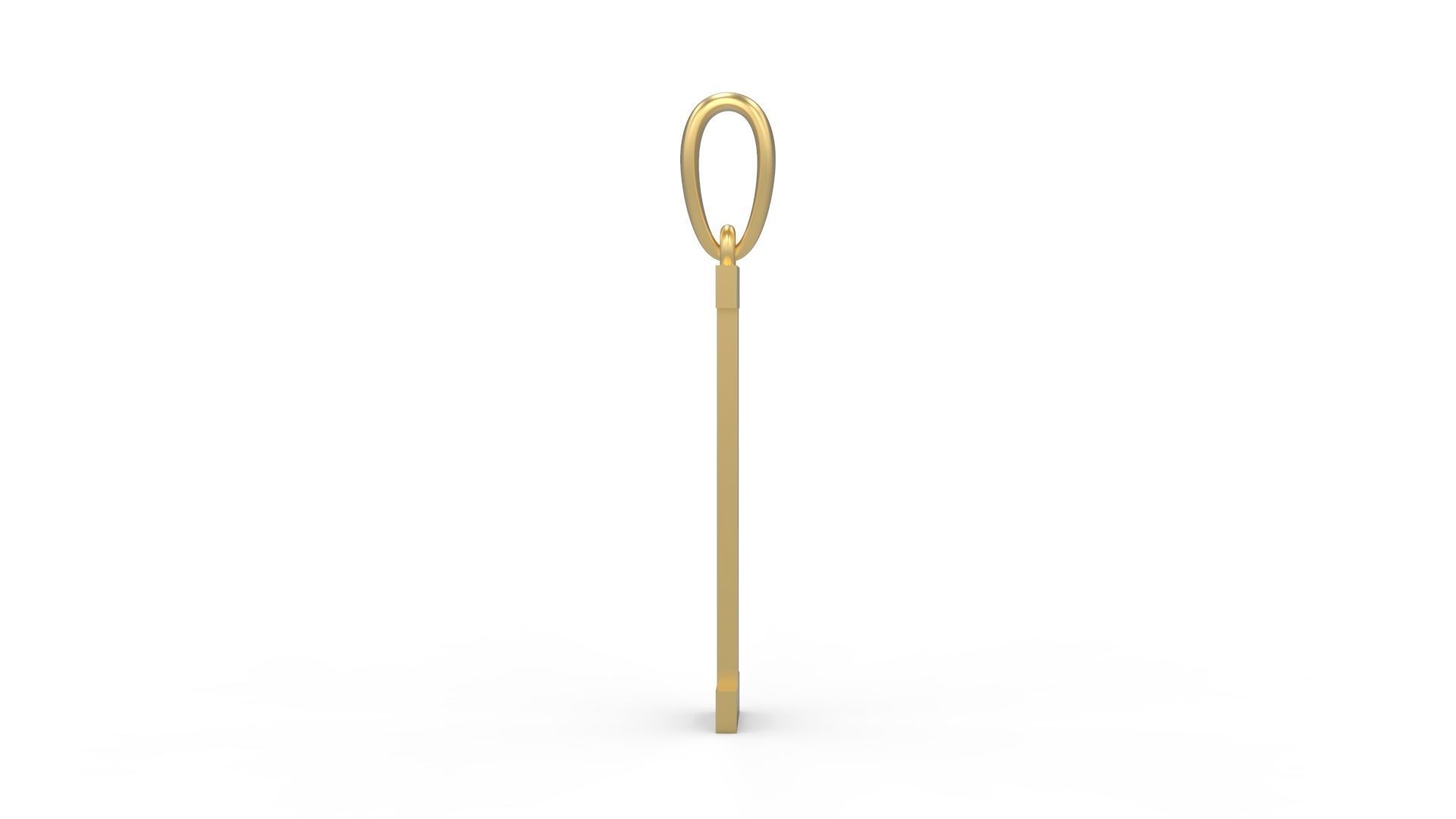 Initial Letters Pendant Kamino Bottom I 3D print model_2