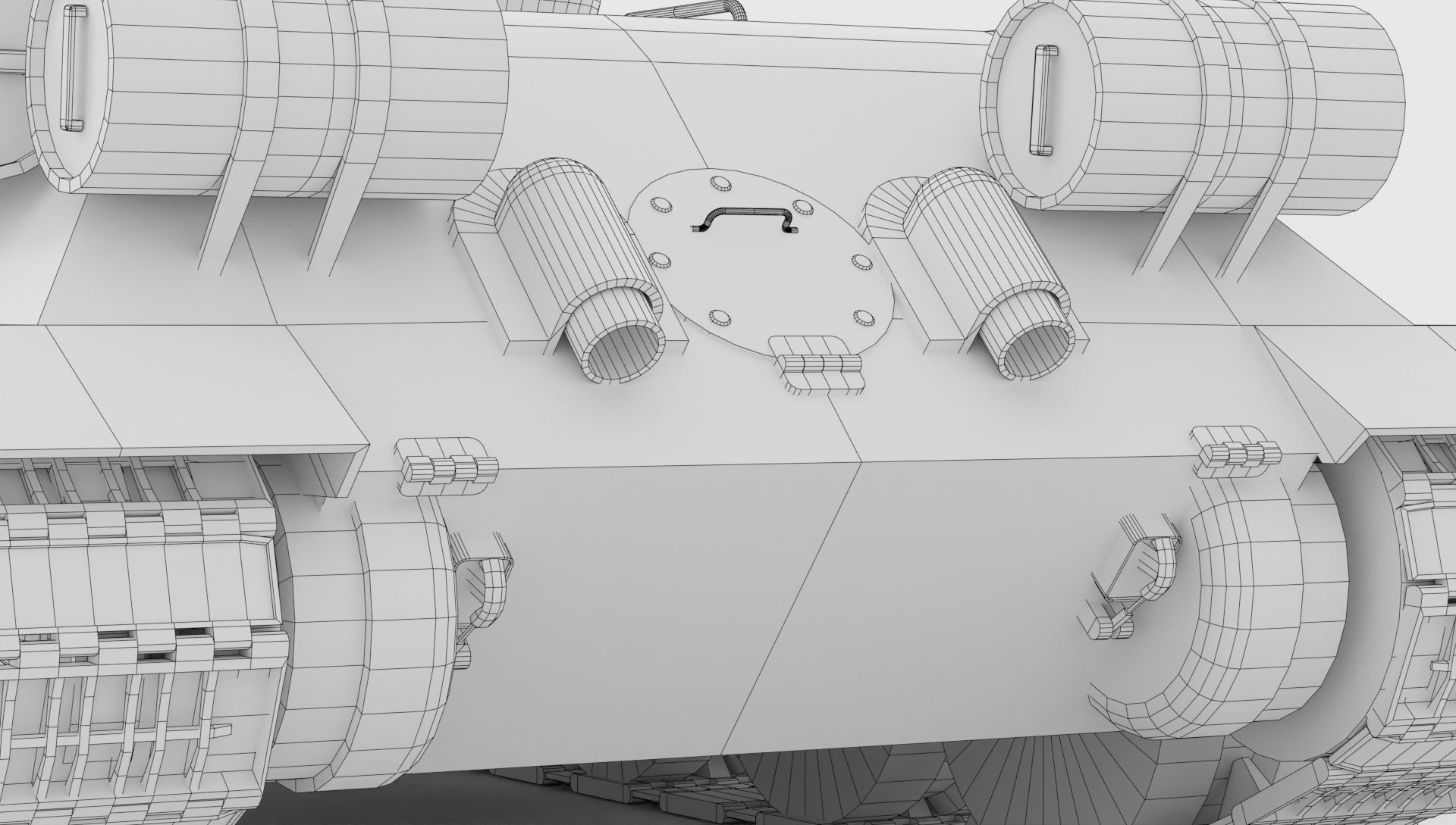 T-34-85 GameReady 3D tank Low-poly 3D model_27