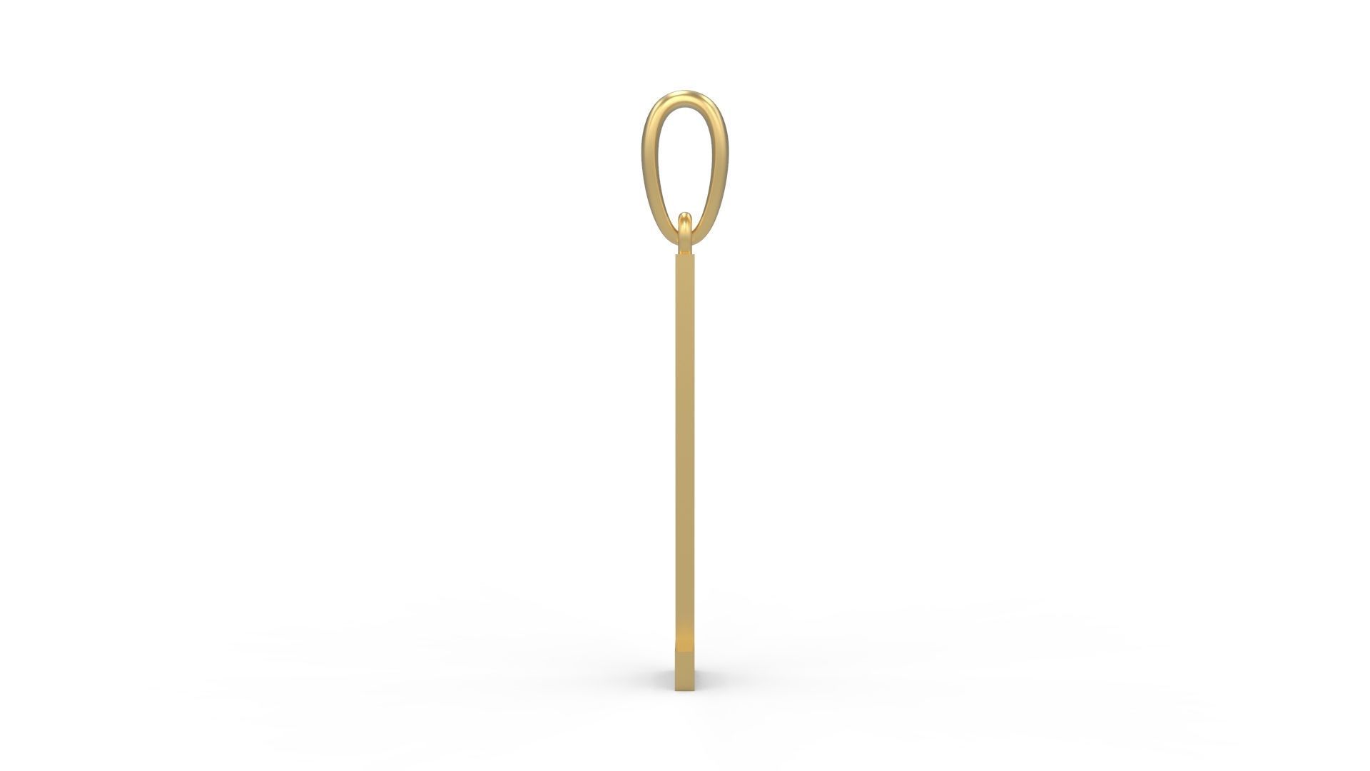 Initial Letters Pendant Kamino Bottom L 3D print model_2