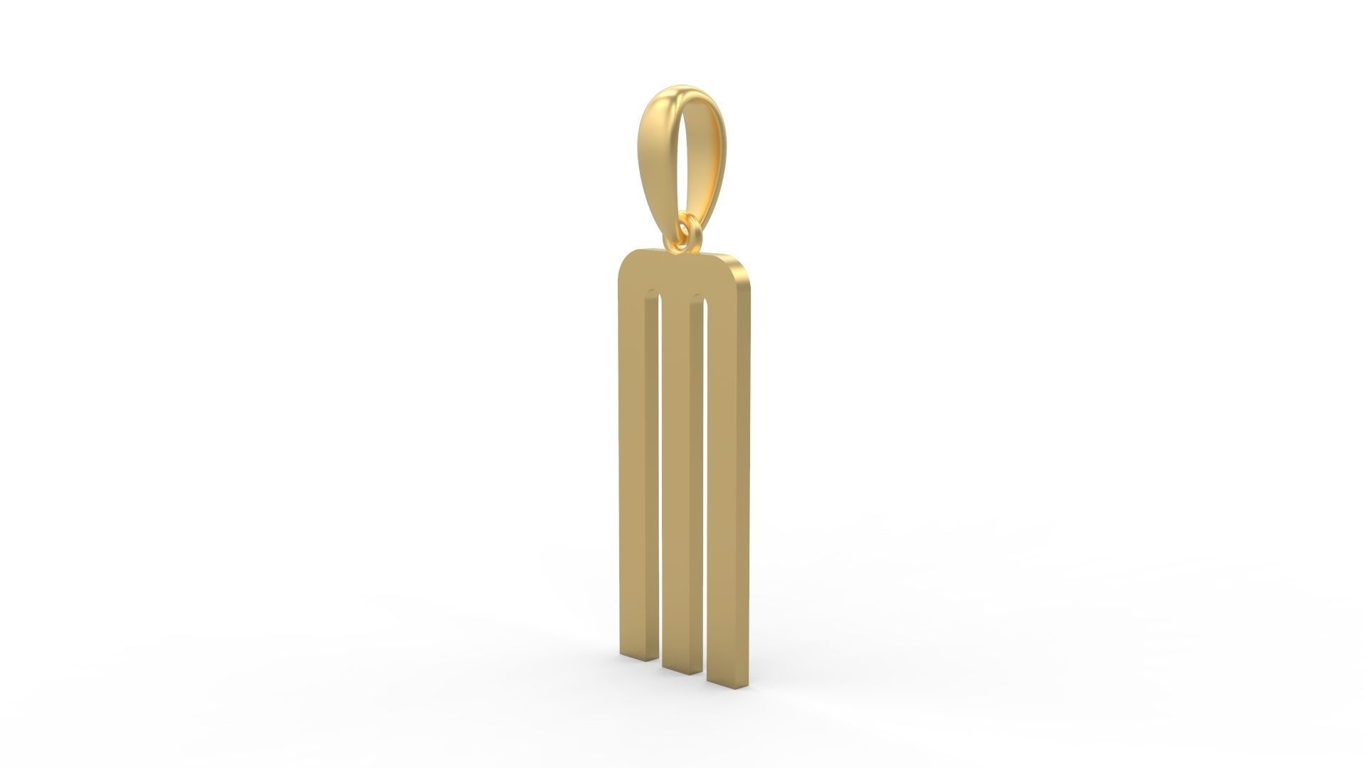 Initial Letters Pendant Kamino Bottom M 3D print model_1