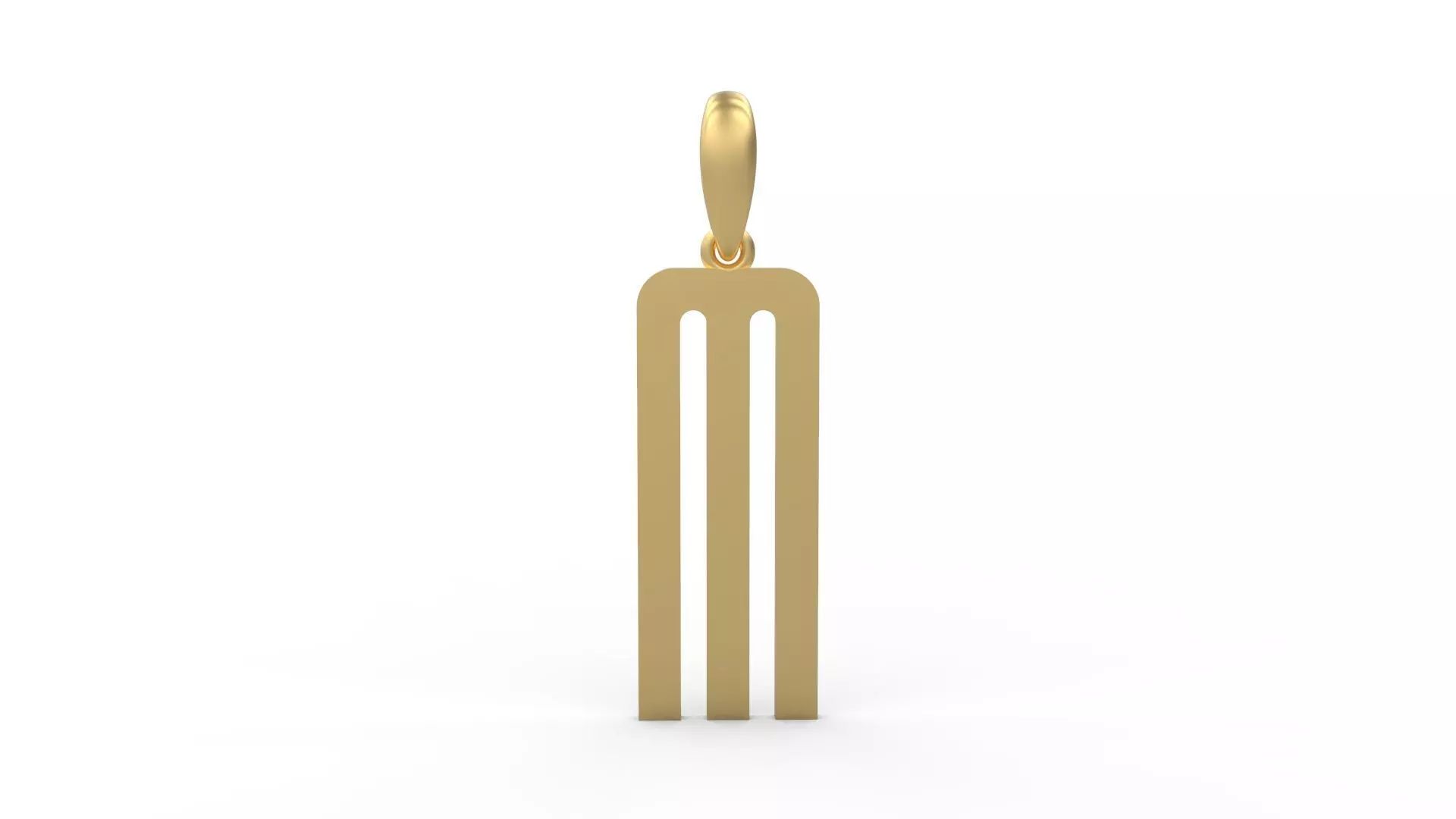 Initial Letters Pendant Kamino Bottom M 3D print model_0