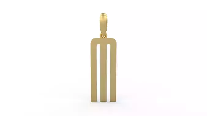 Initial Letters Pendant Kamino Bottom M 3D print model