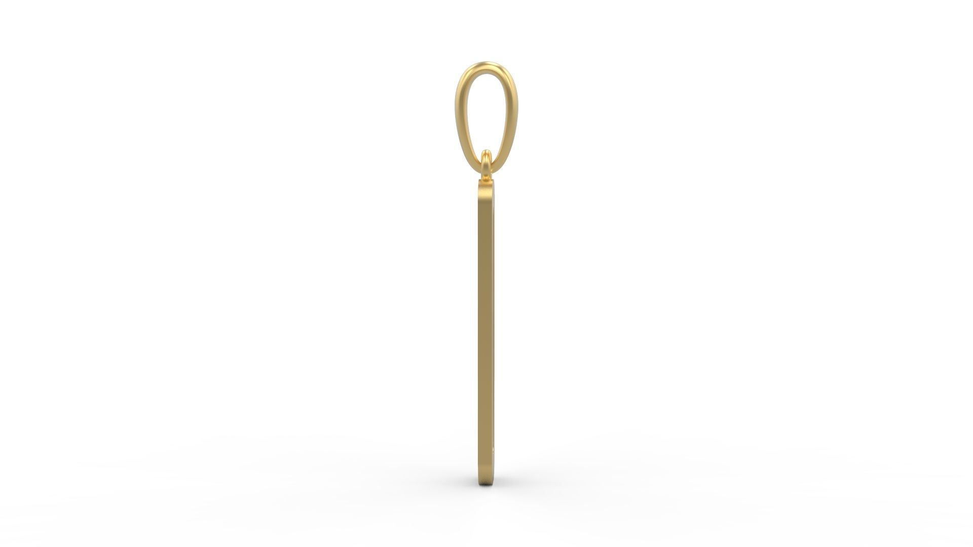 Initial Letters Pendant Kamino Bottom O 3D print model_2