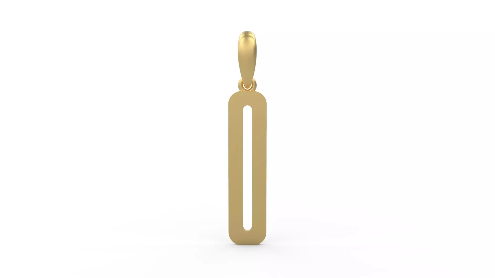 Initial Letters Pendant Kamino Bottom O 3D print model_0