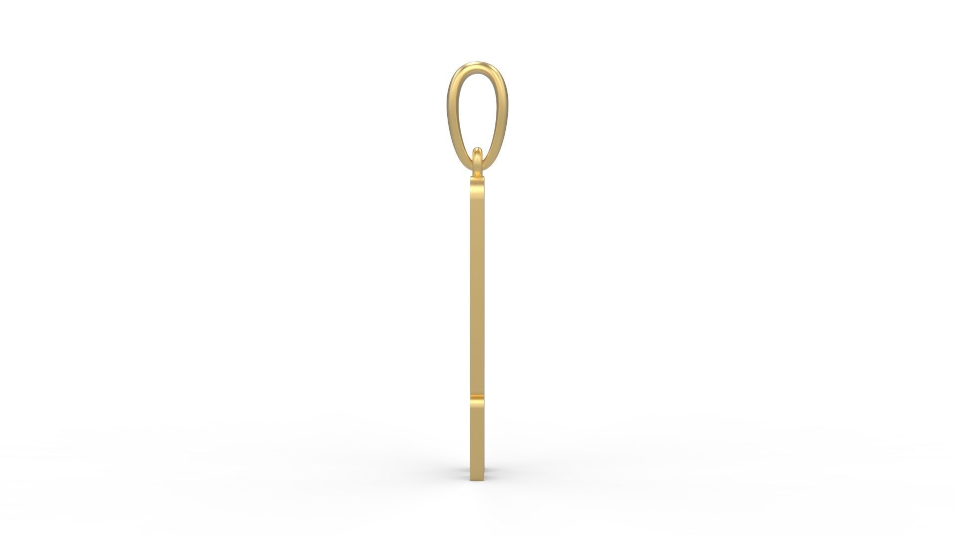 Initial Letters Pendant Kamino Bottom R 3D print model_2