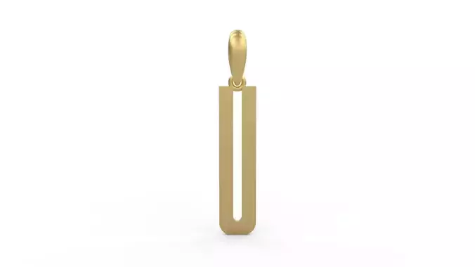 Initial Letters Pendant Kamino Bottom U