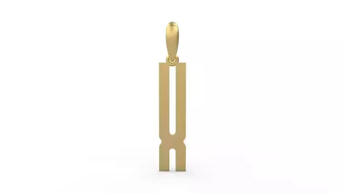 Initial Letters Pendant Kamino Bottom X