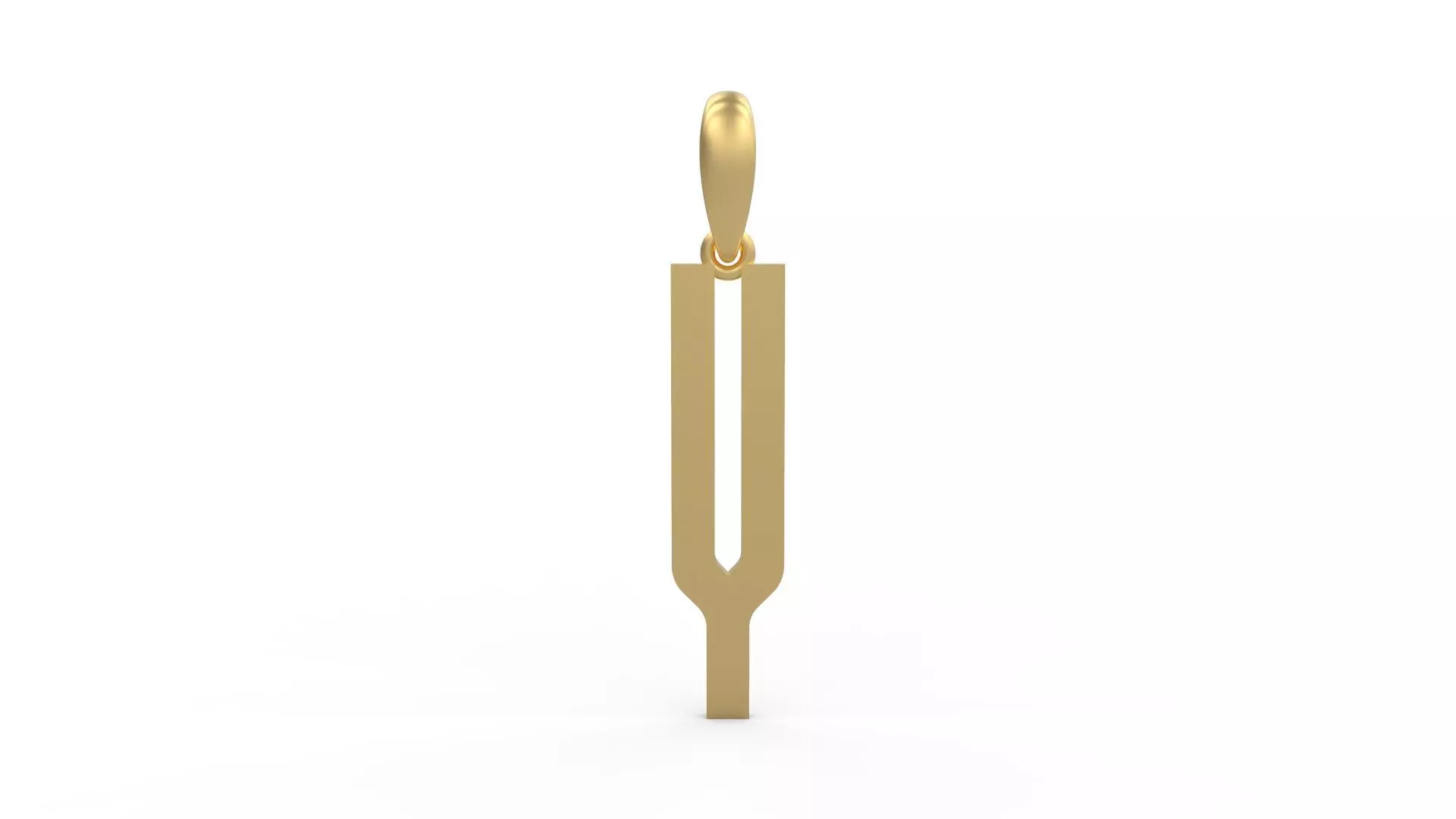 Initial Letters Pendant Kamino Bottom Y 3D print model_0