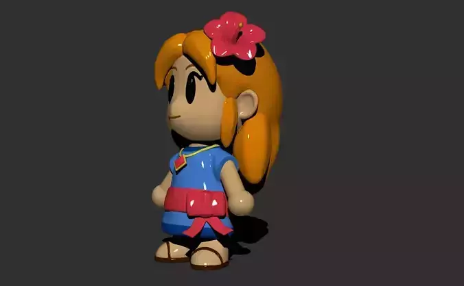 Marin - Zelda Awakening 3D Model