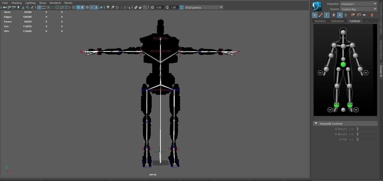 Etasphera01 robot with gun Low-poly 3D model_26