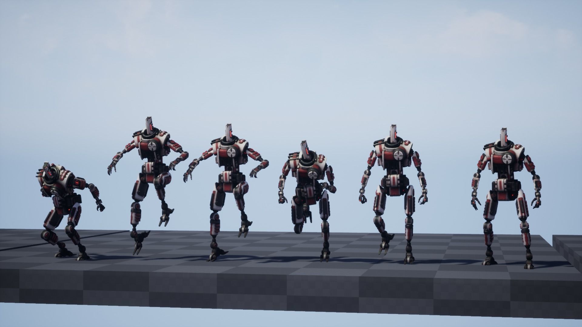 Etasphera01 robot with gun Low-poly 3D model_23