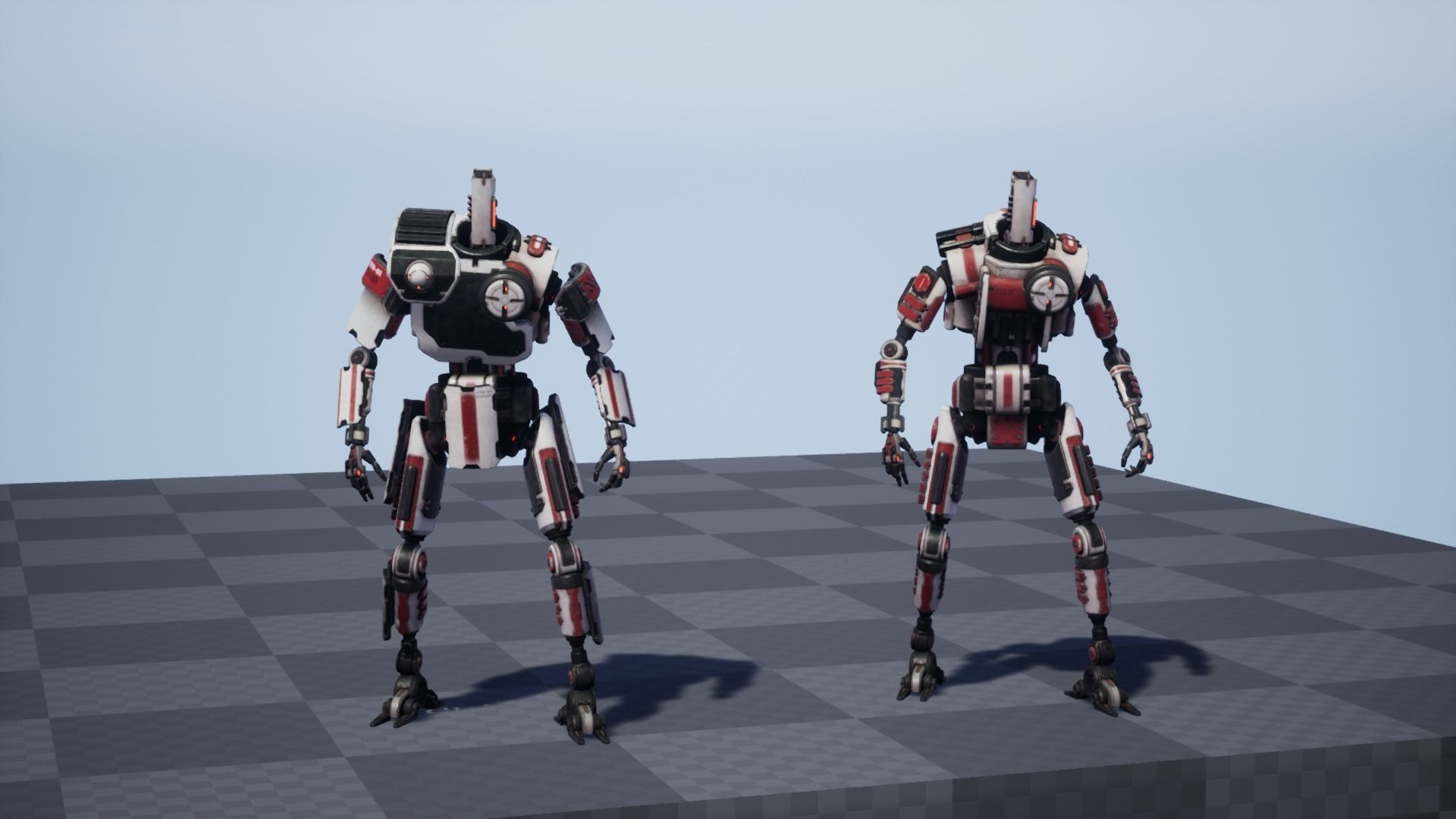Etasphera01 robot with gun Low-poly 3D model_24