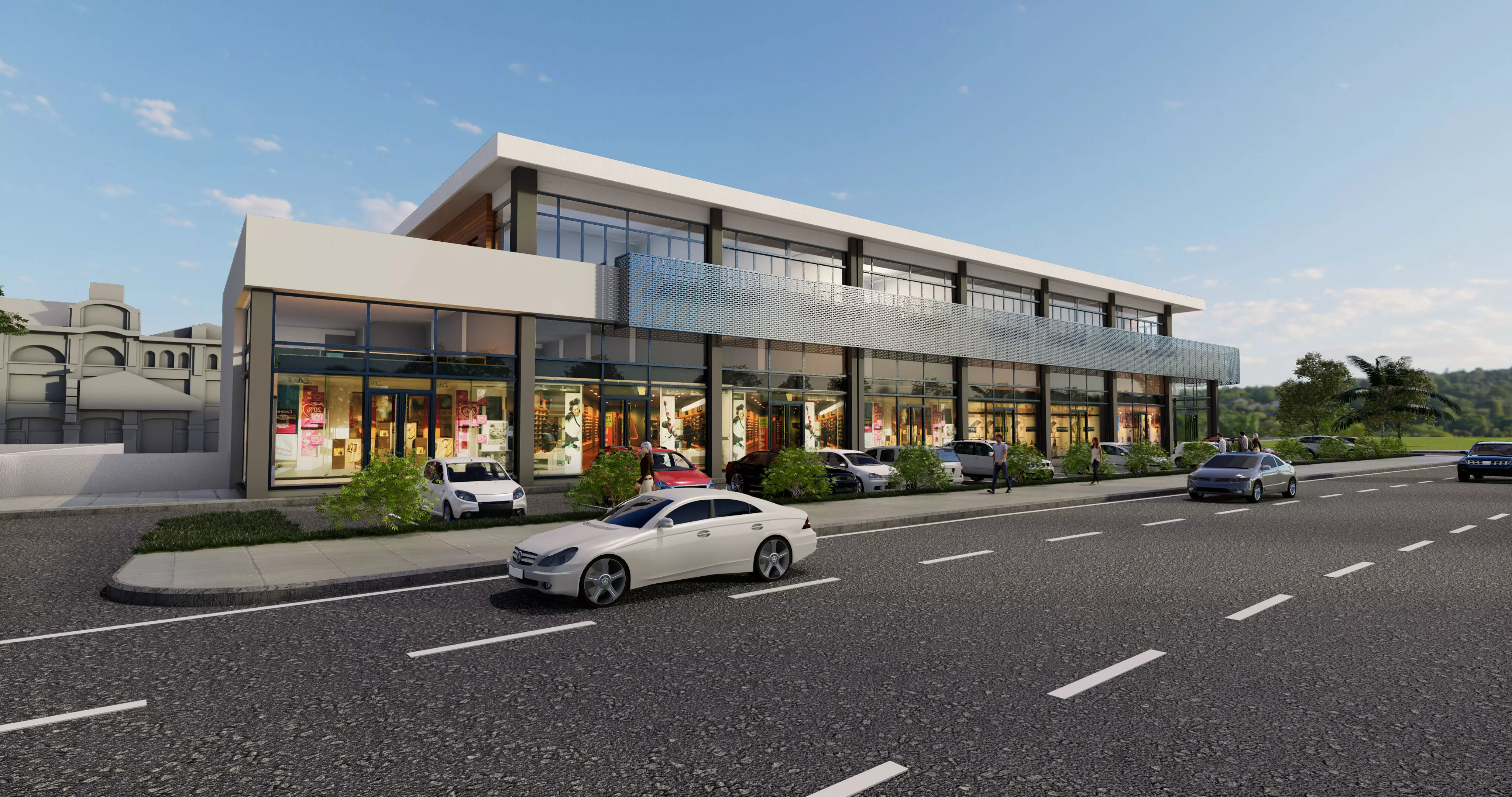 Commercial Office Building V1 3D model_0