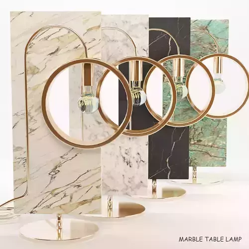 MARBLE TABLE LAMP 