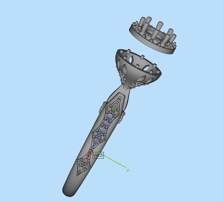 Diamond engagement ring 3D print model_39