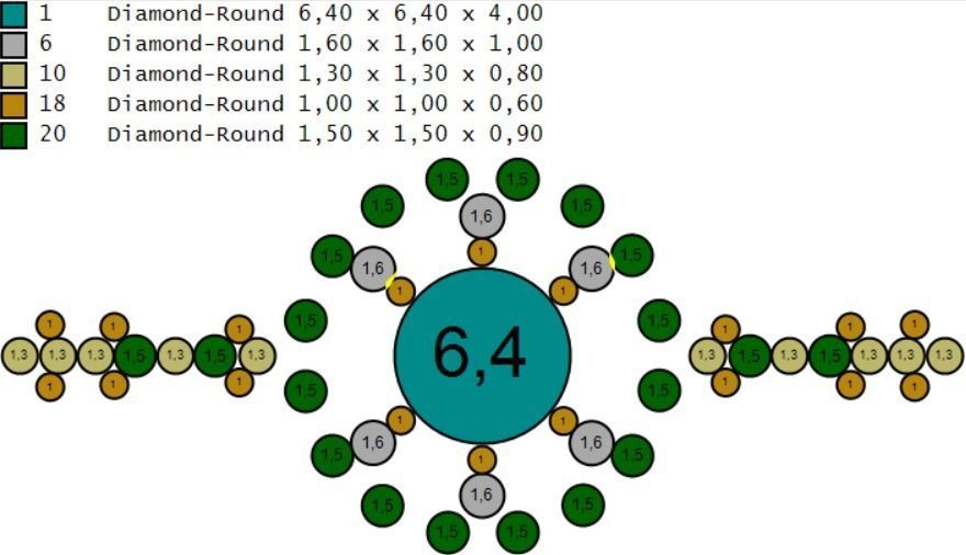 Diamond engagement ring 3D print model_6