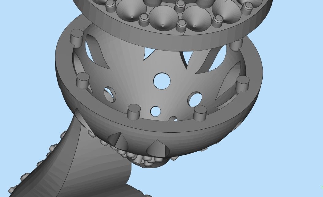 Diamond engagement ring 3D print model_44