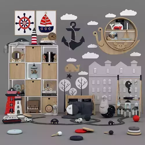 toys and furniture set 