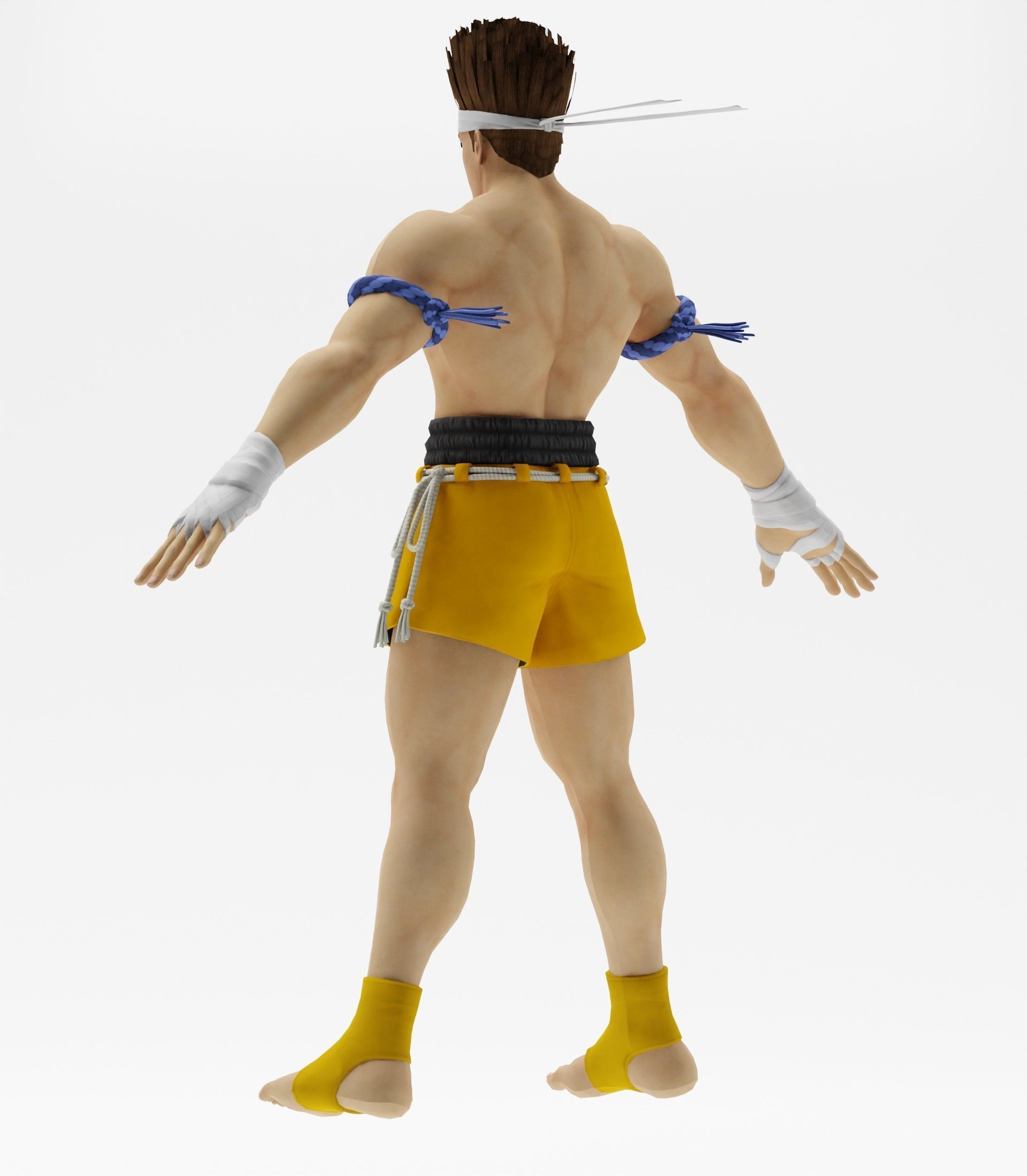 Joe Higashi 3D model_11