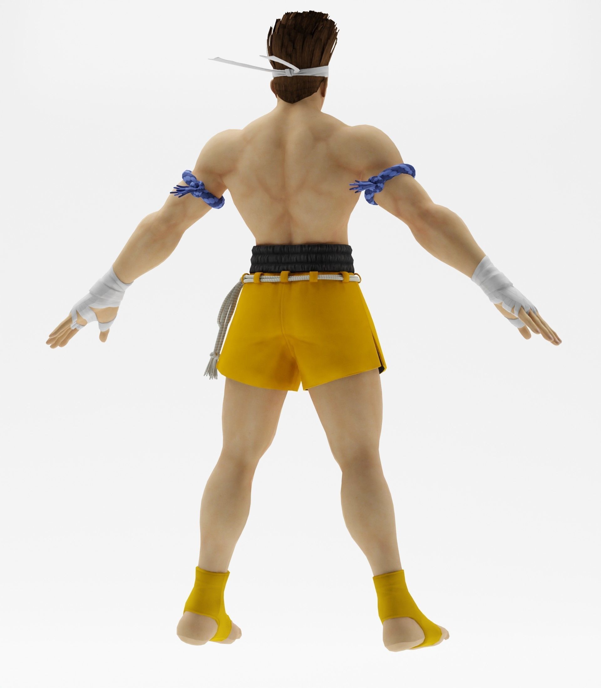 Joe Higashi 3D model_8