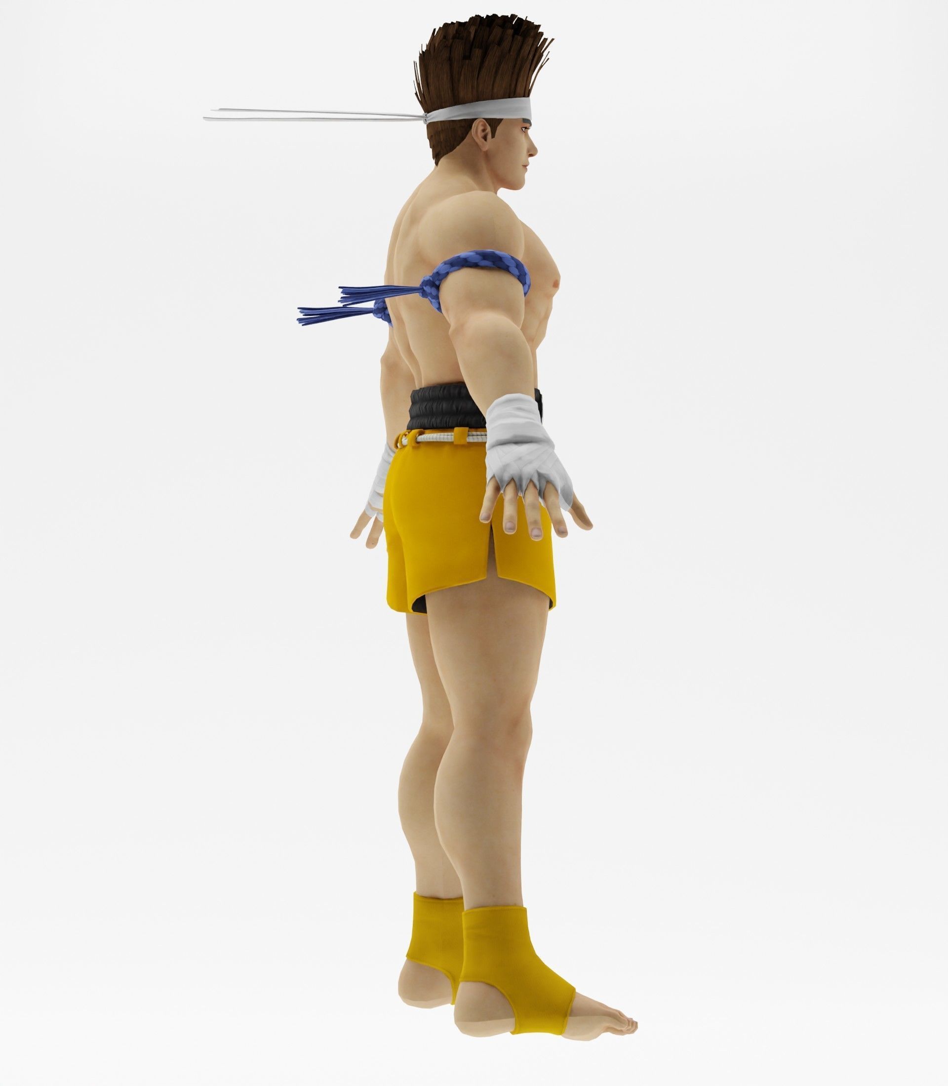 Joe Higashi 3D model_5