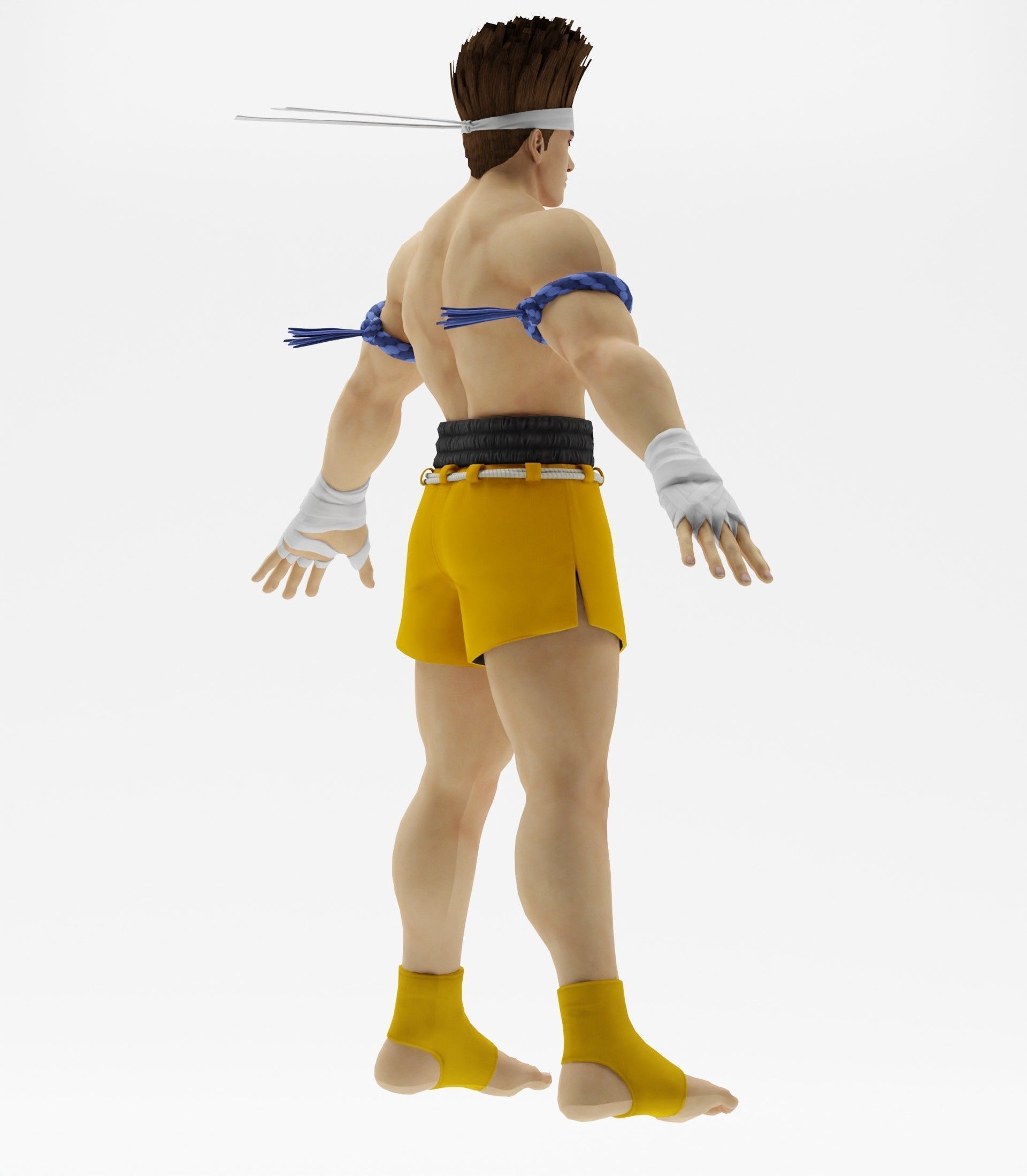 Joe Higashi 3D model_6