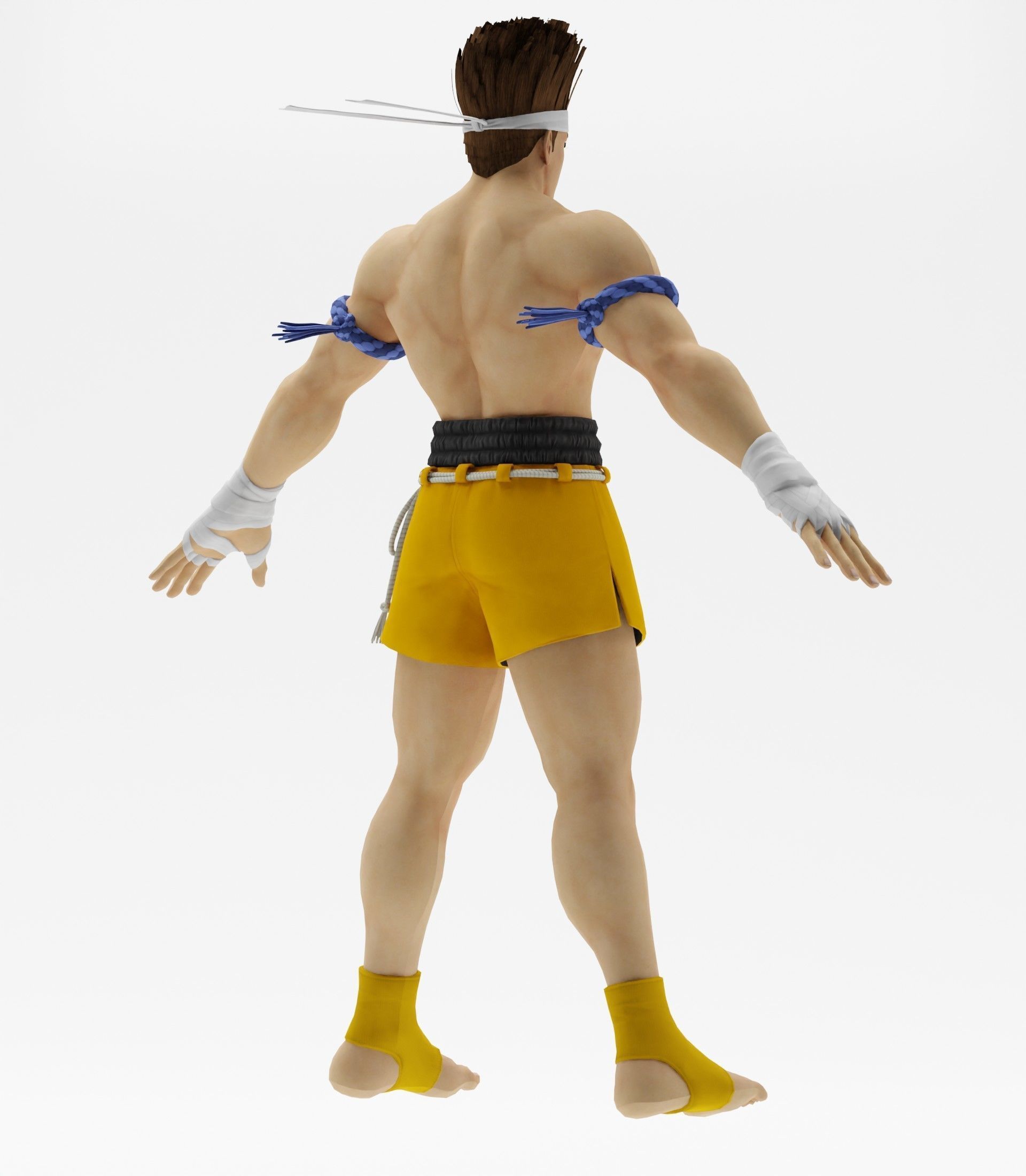 Joe Higashi 3D model_7