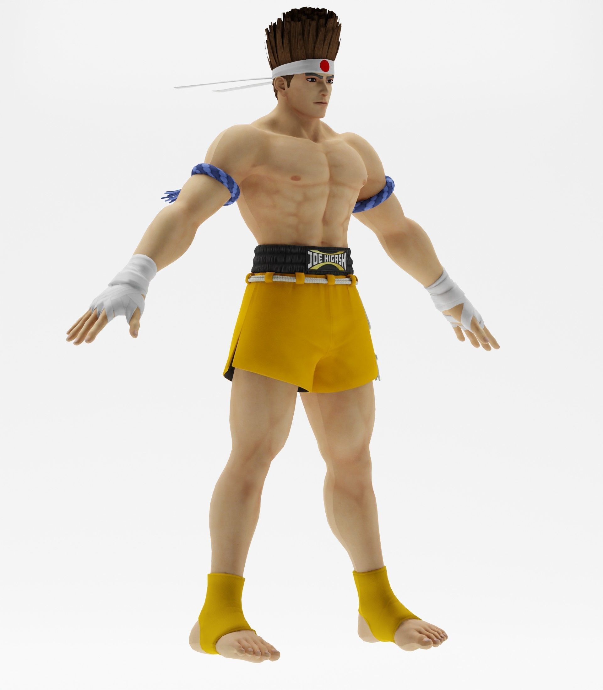 Joe Higashi 3D model_2