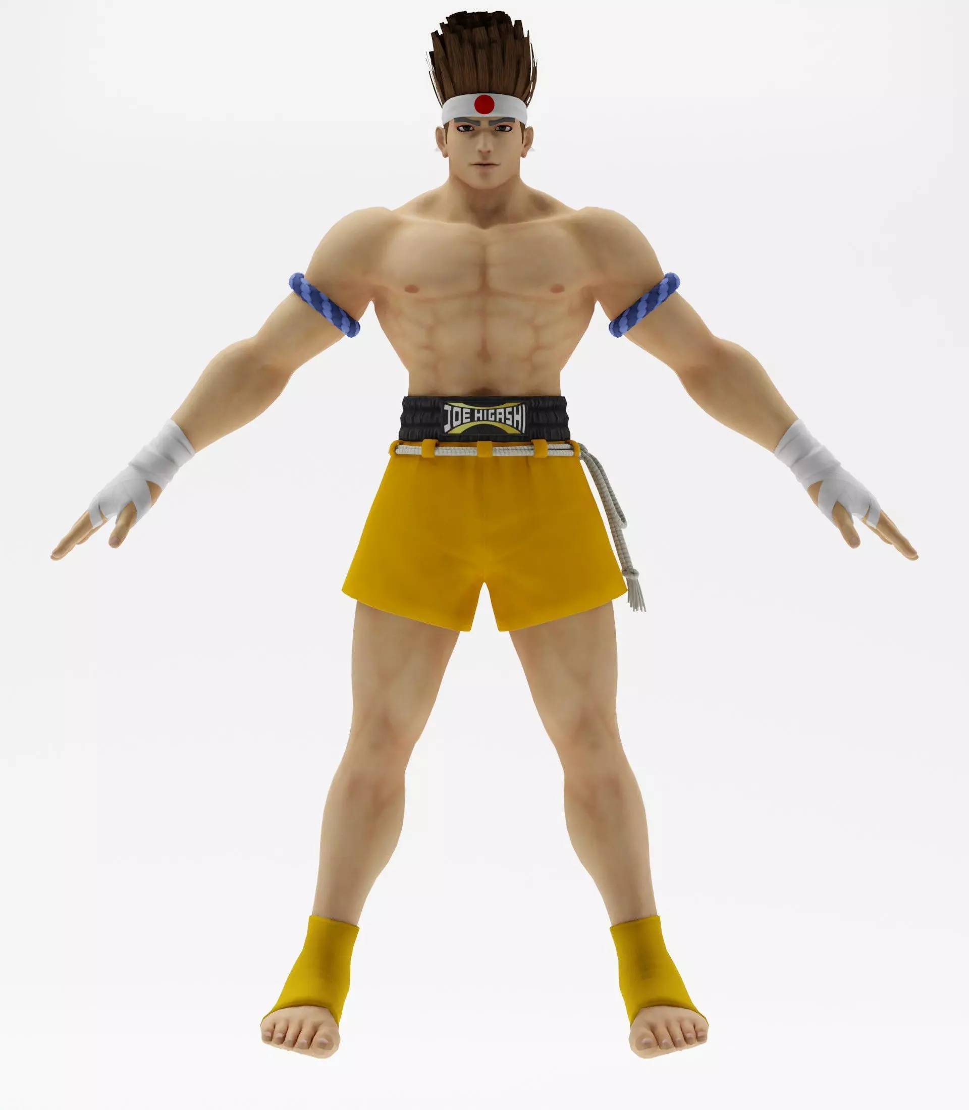 Joe Higashi 3D model_0