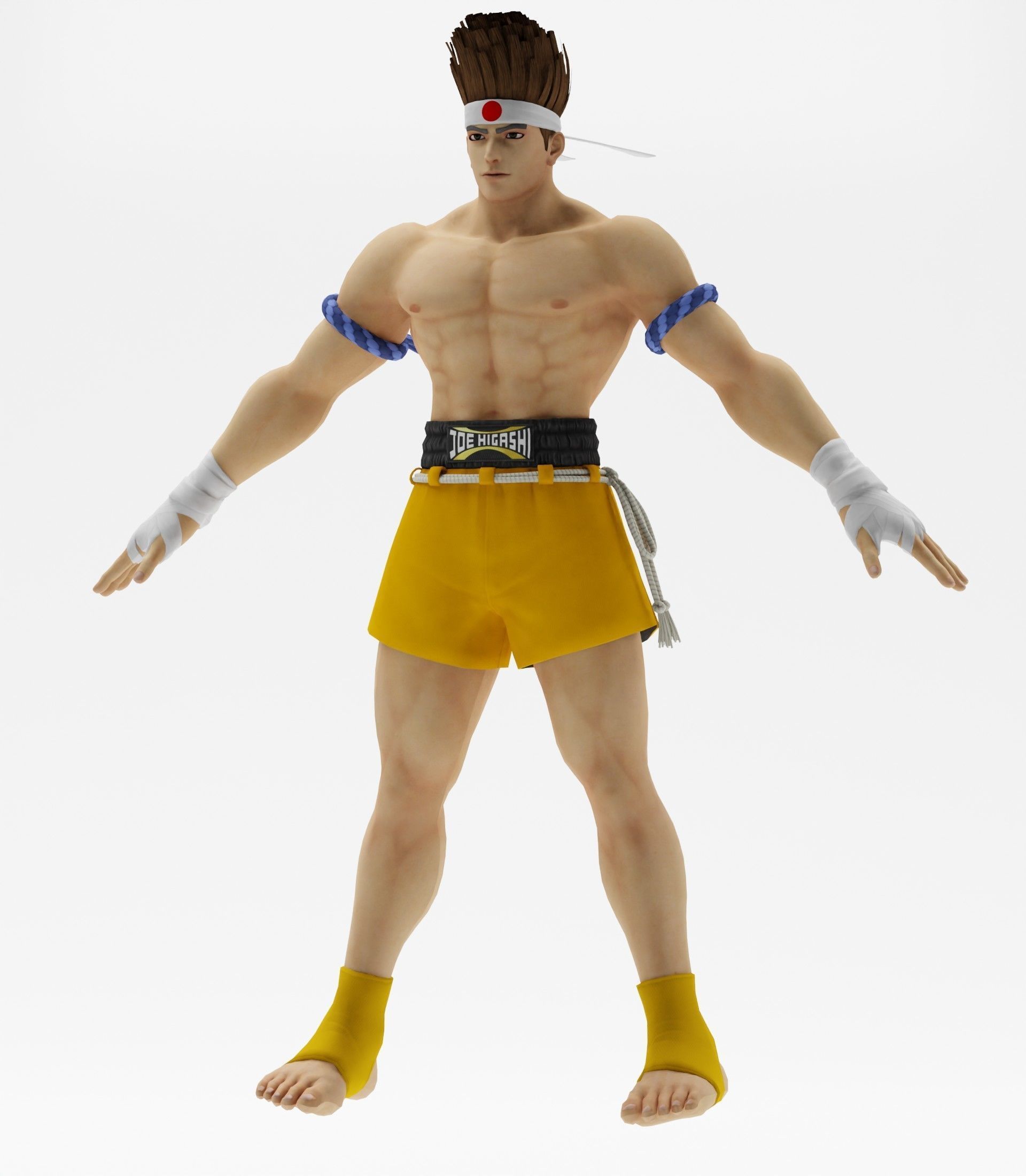 Joe Higashi 3D model_17