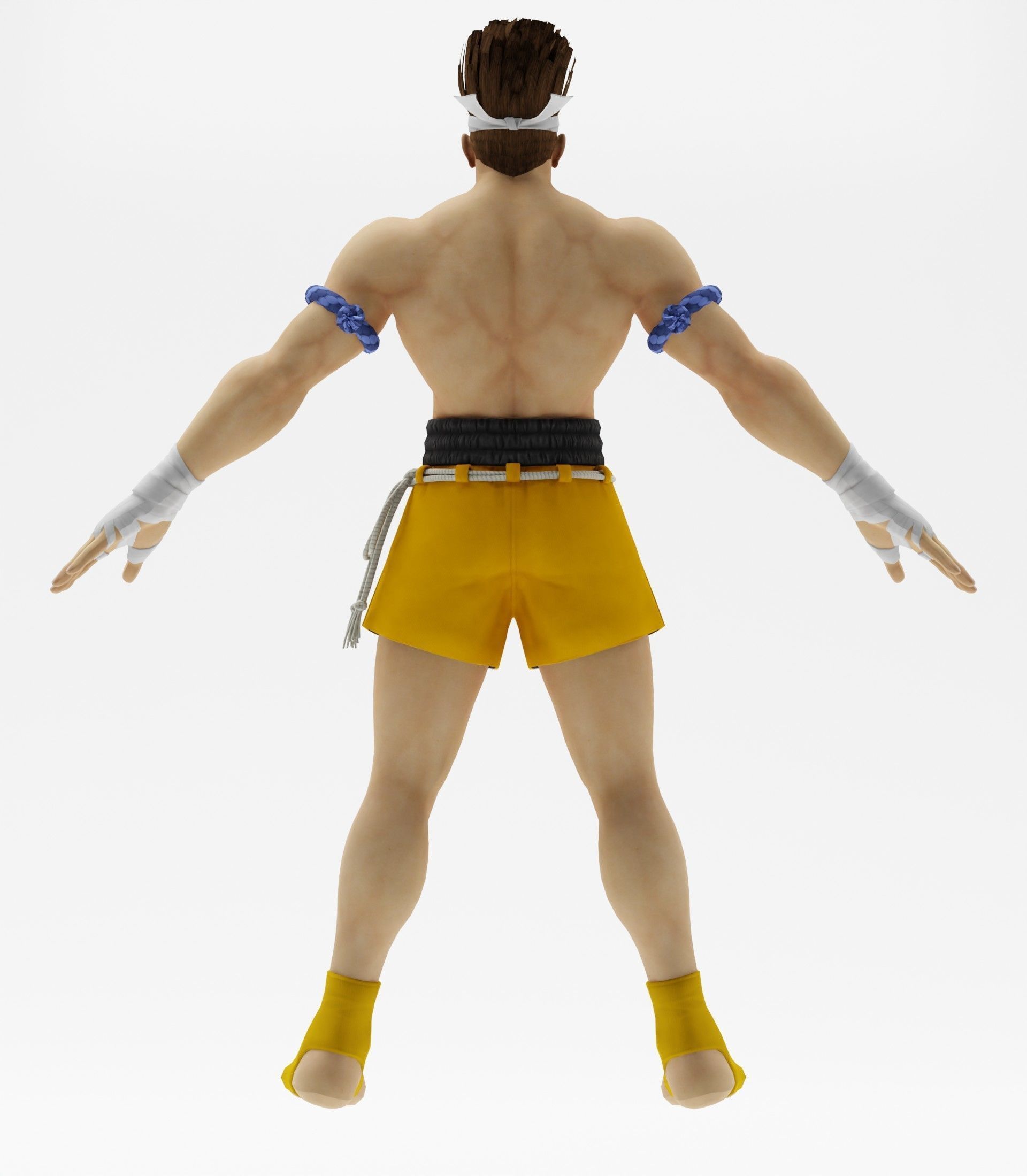 Joe Higashi 3D model_9