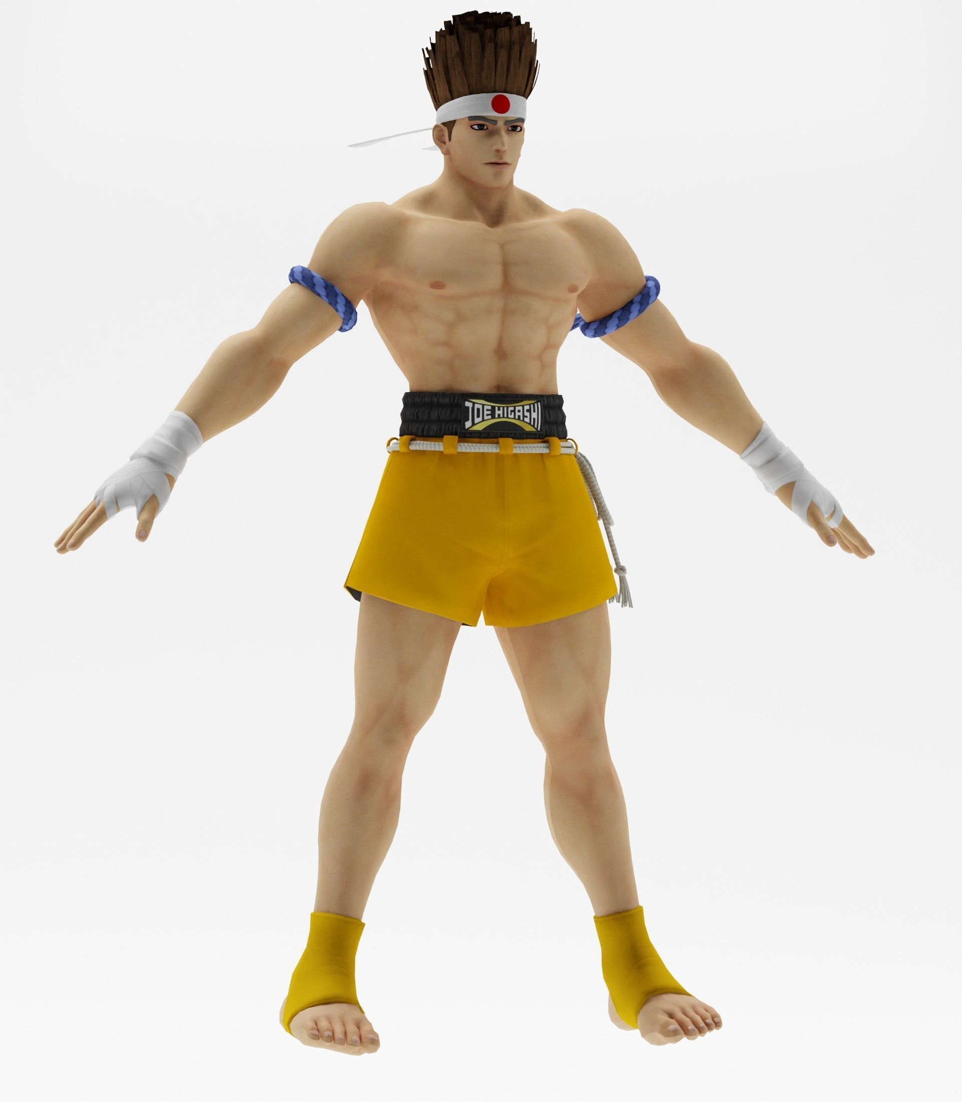 Joe Higashi 3D model_1