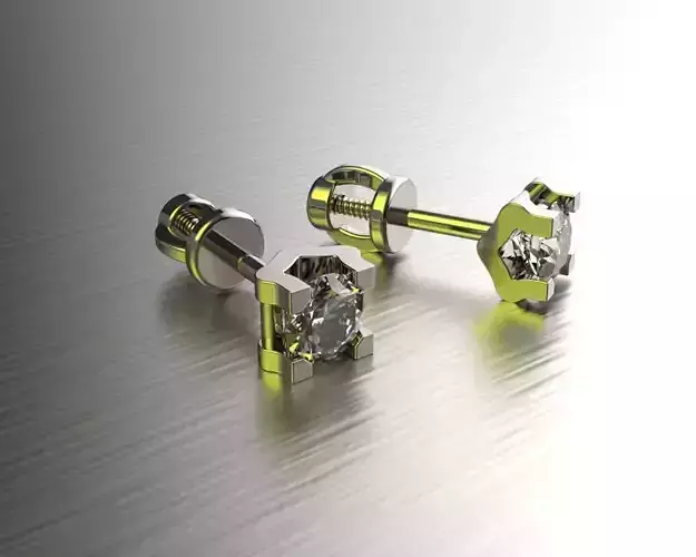 Earrings diamond stud earring