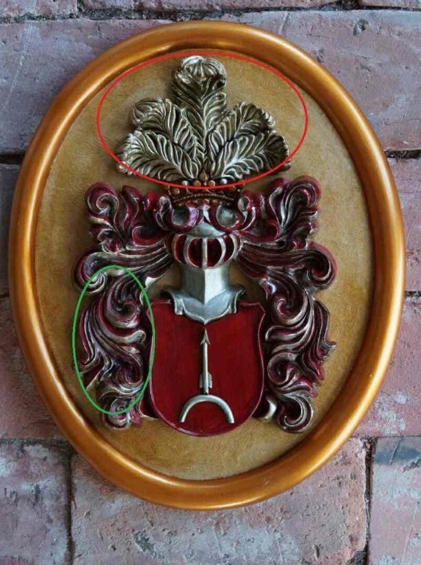 pendants coat of arms 3D print model_2