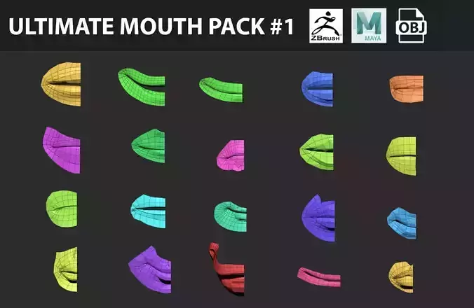 Ultimate Mouth Pack Models 1