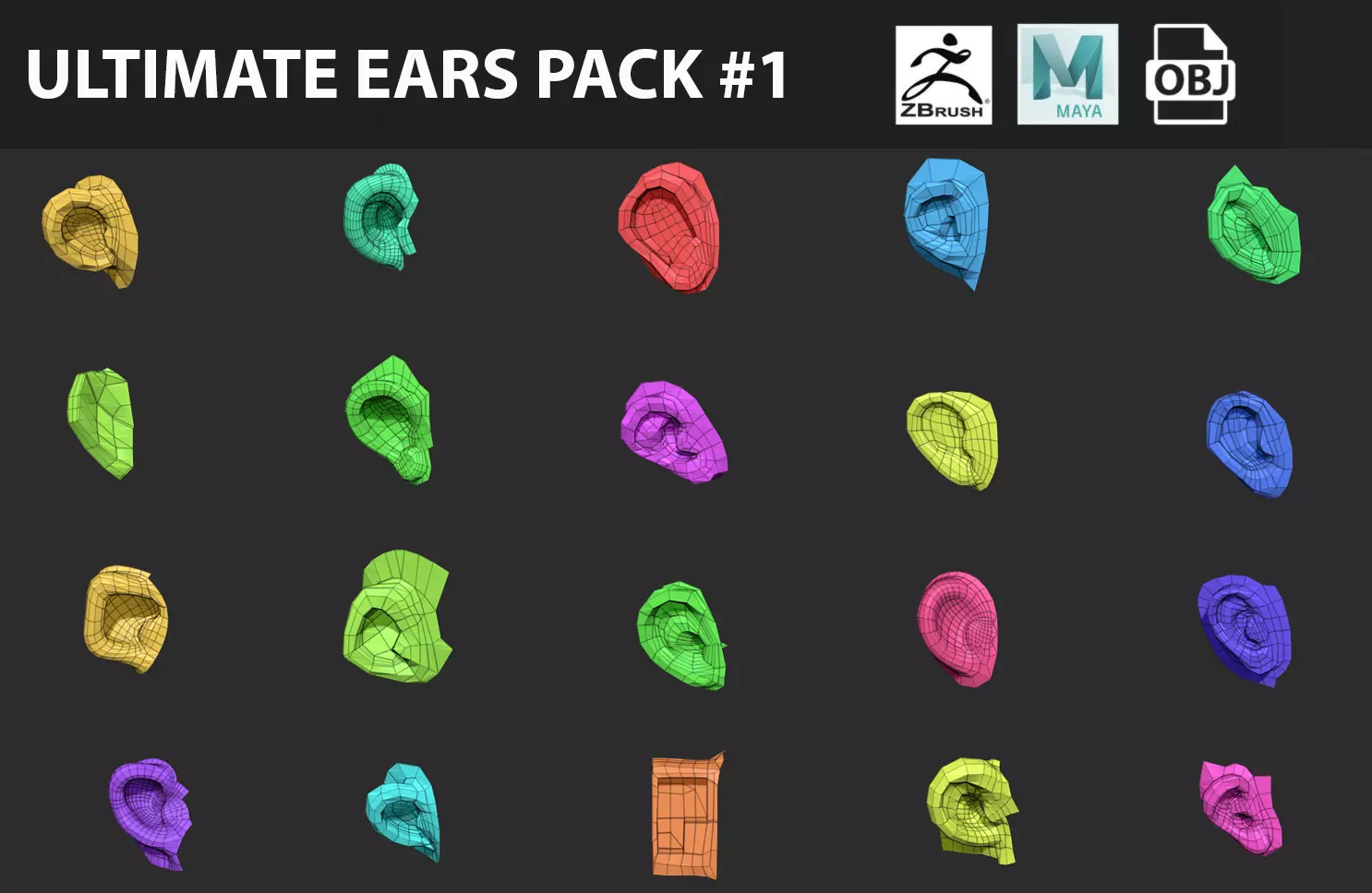 Ultimate Ears Model Pack 1 3D model_0