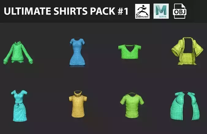 Ultimate Shirts Model Pack 1