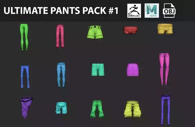 Ultimate Pants Model Pack 1