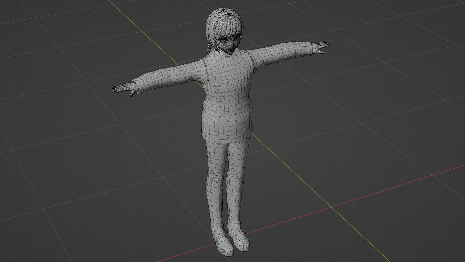 Squid Game - Player Low-poly 3D model_9