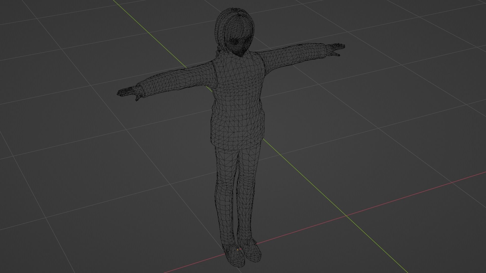 Squid Game - Player Low-poly 3D model_7